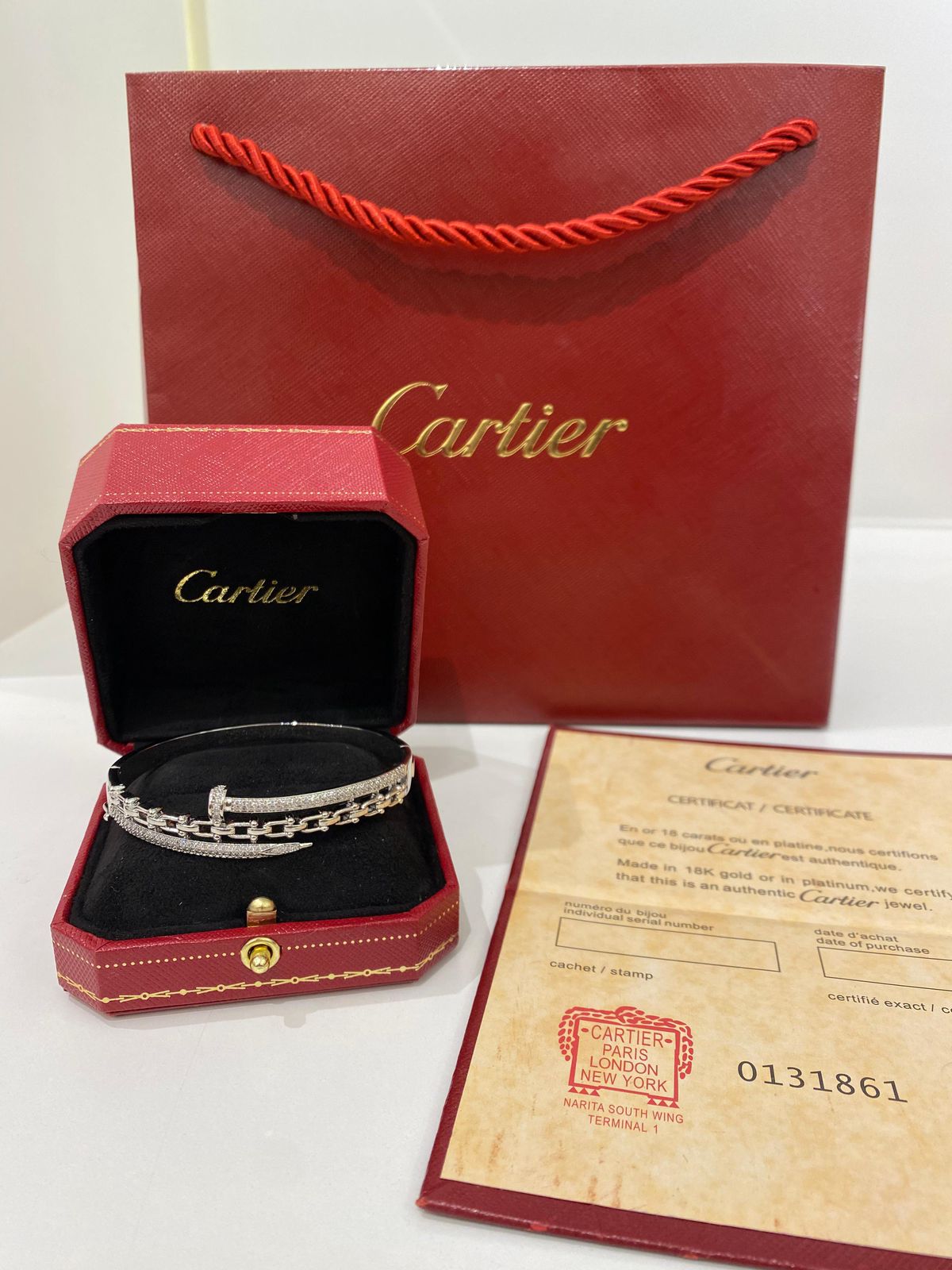 Cartier bracelet silver