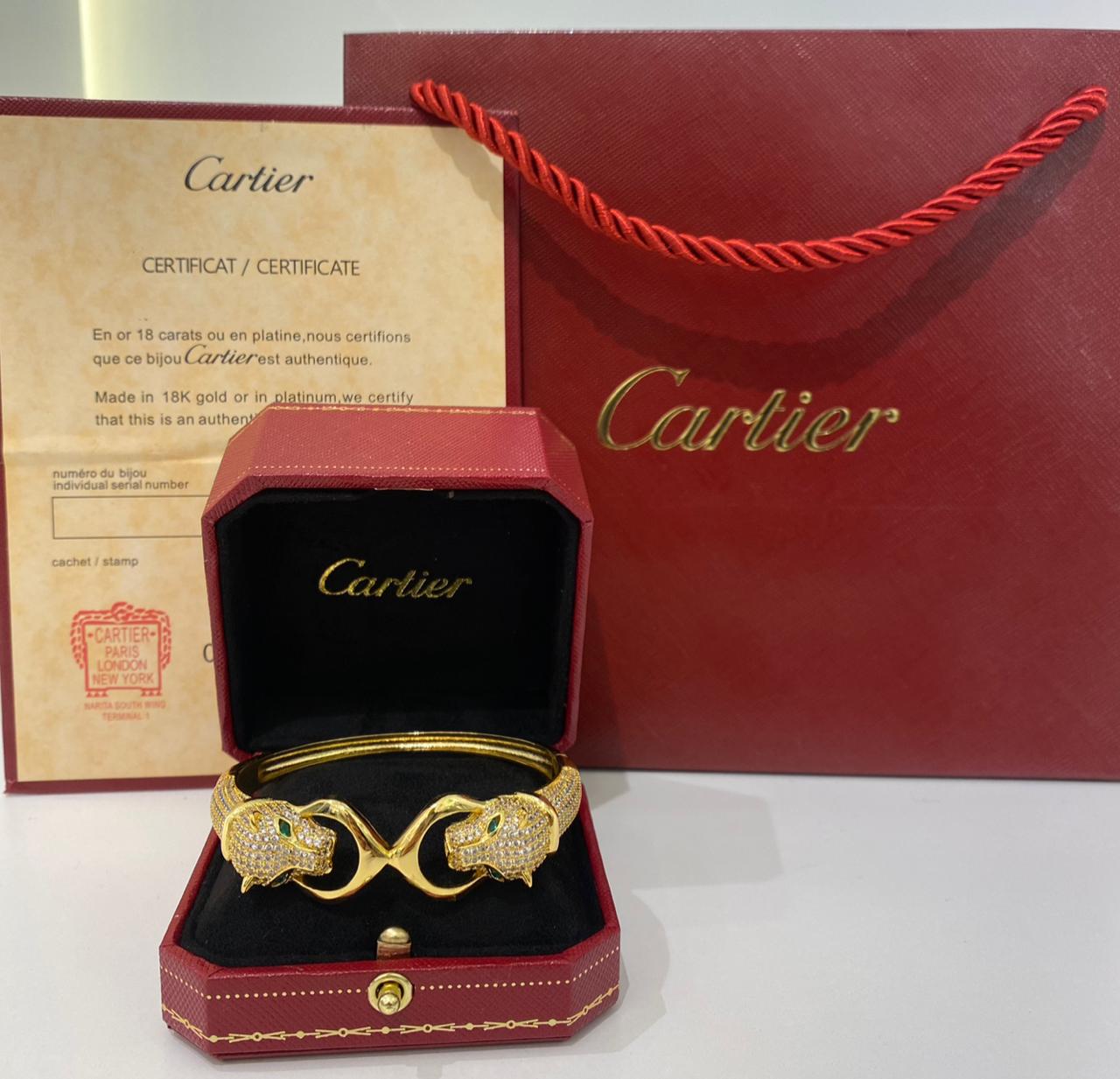 Cartier Gold Floral Bracelet