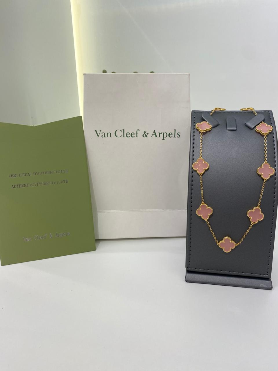 Van Cleef Pink Necklace