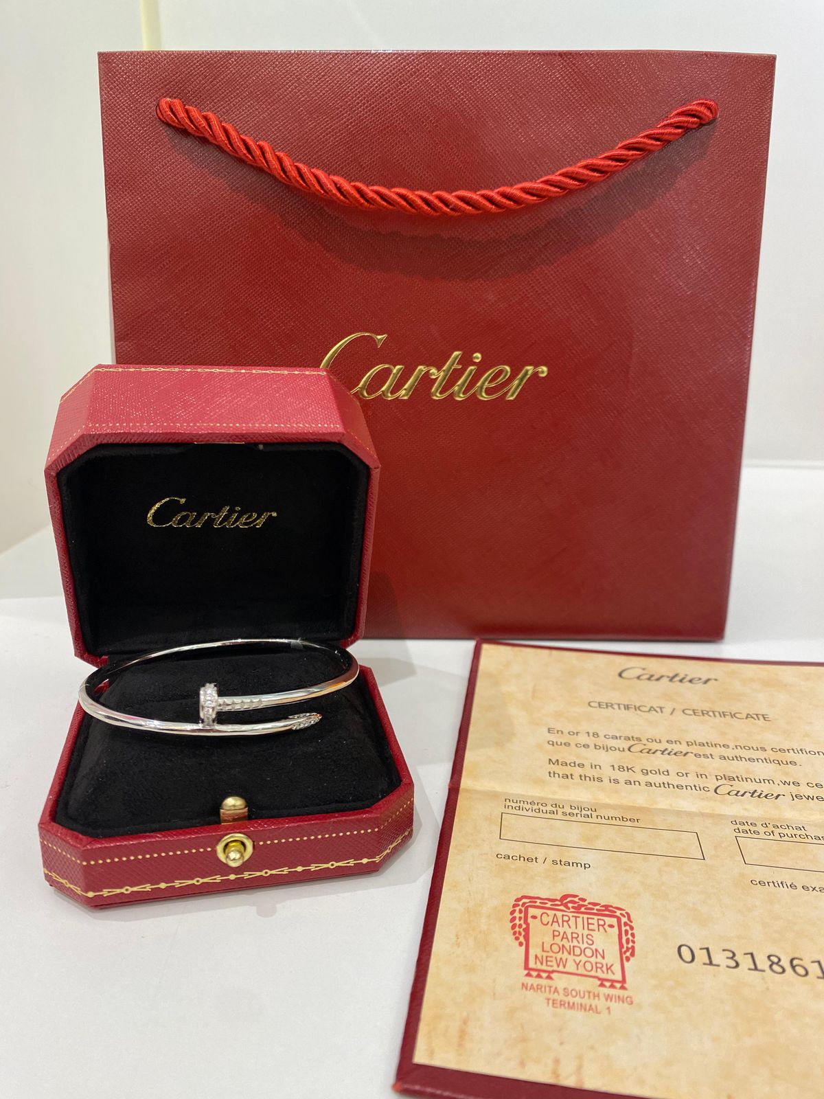 Cartier bracelet silver