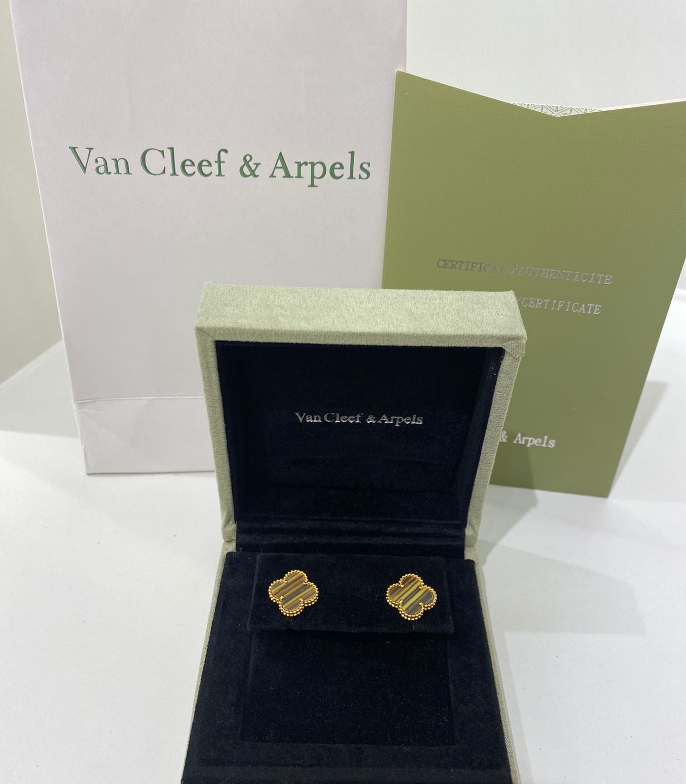 White Clover Drop Earrings