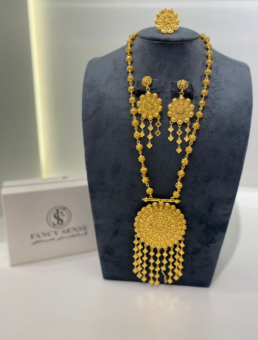 Sunburst Fringe Gold Set