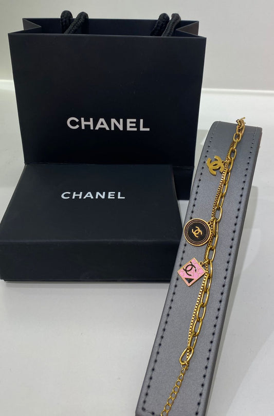 Chanel Bracelet (Pink Charm)