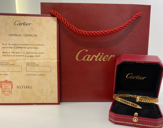 Cartier Diamond-Style Bracelet