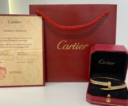 Cartier Minimalist Gold Bracelet