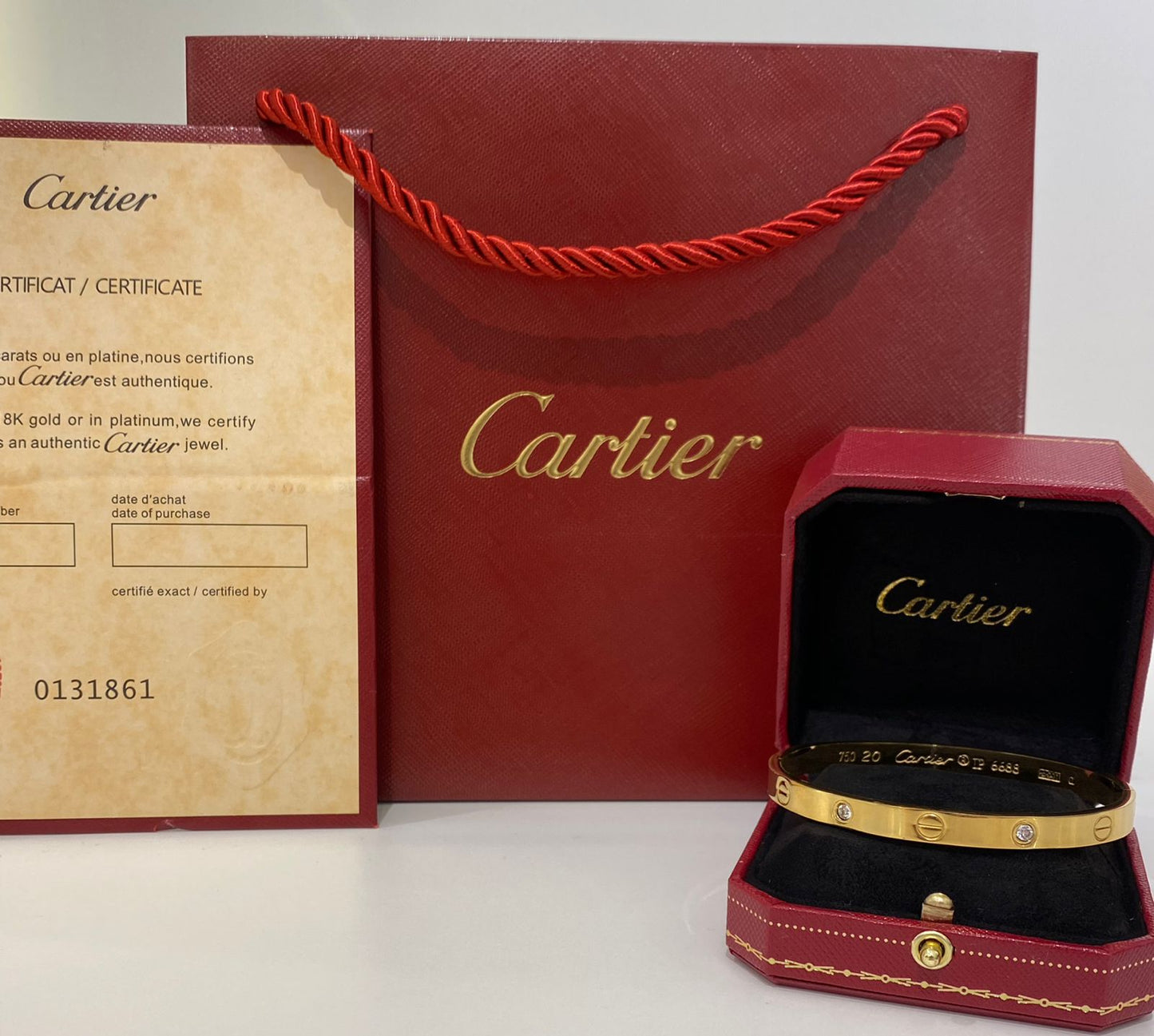 Cartier Classic Gold Bracelet