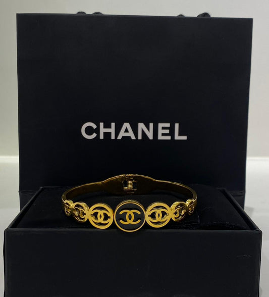Chanel Gold CC Bracelet