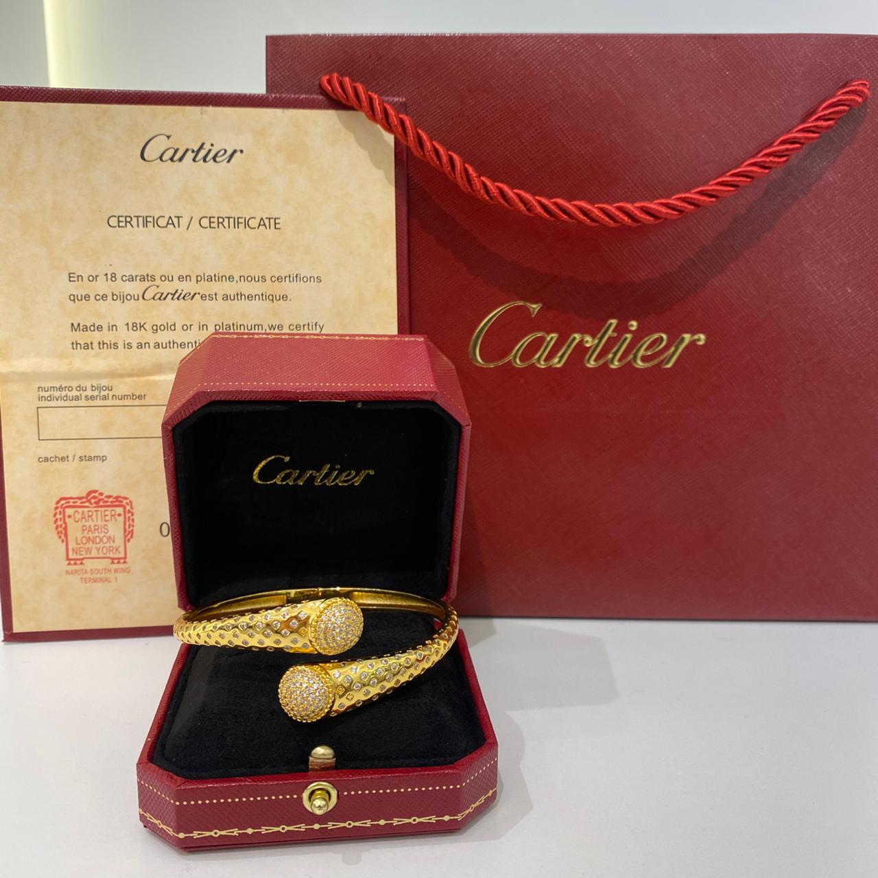 Cartier Gold Double Bracelet