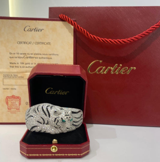 Cartier Wide Silver Cuff