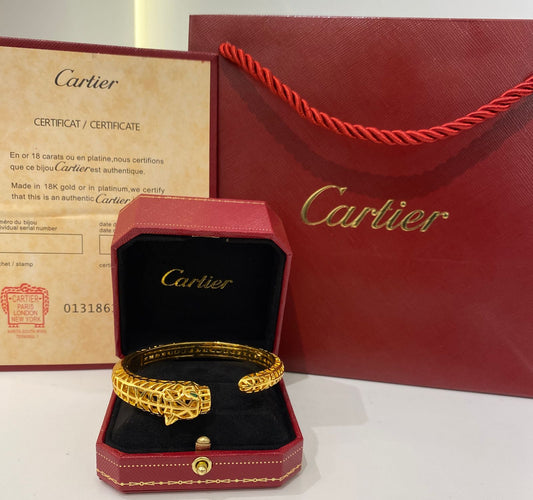 Golden Cartier Bangle
