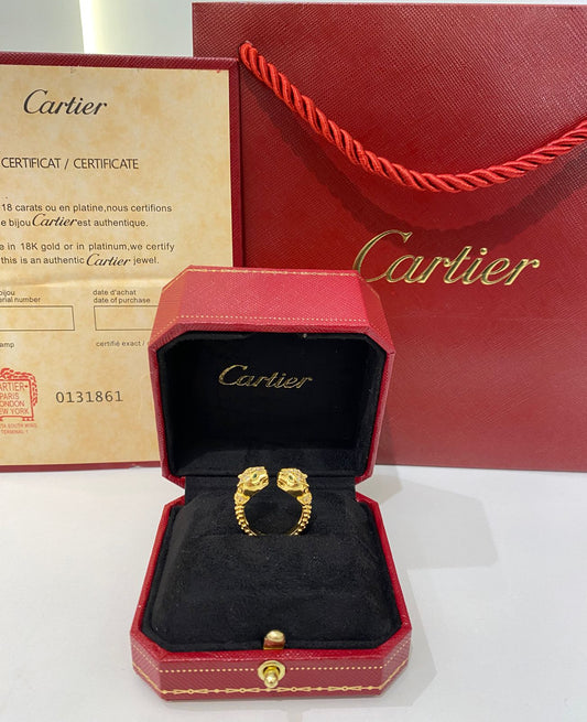 Cartier Twin Lion Ring
