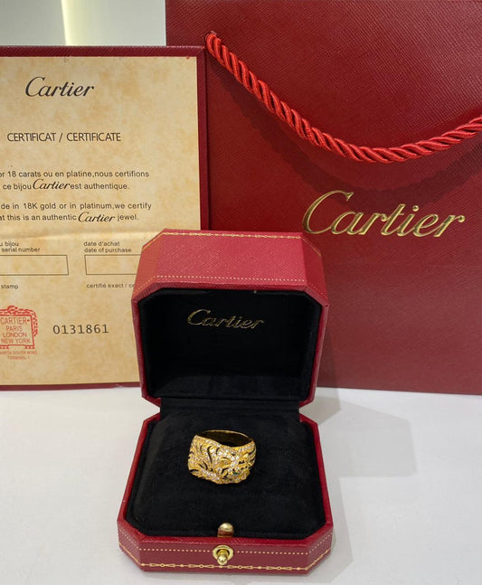 Cartier Royal Carved Ring