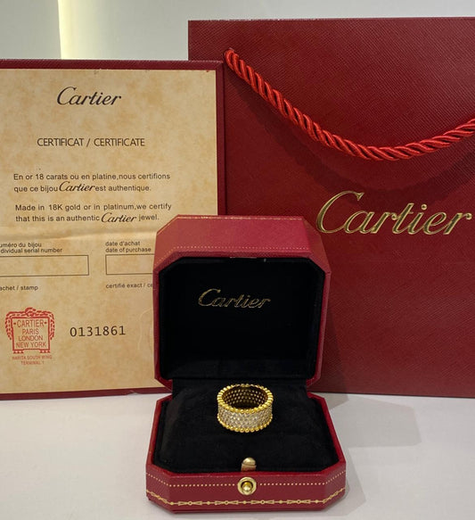 Cartier Mesh Gold Ring
