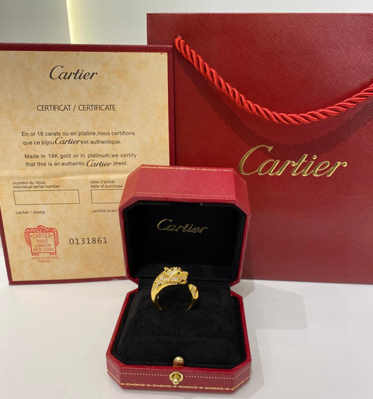 Cartier Golden Leaf Ring