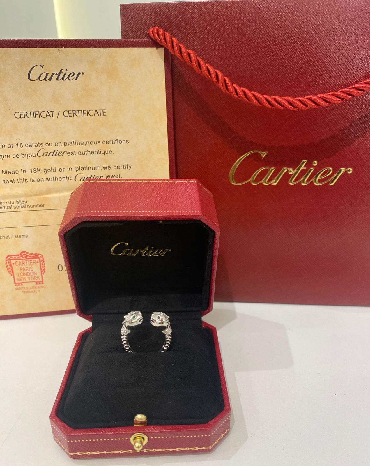 Cartier Sparkling Duo Ring