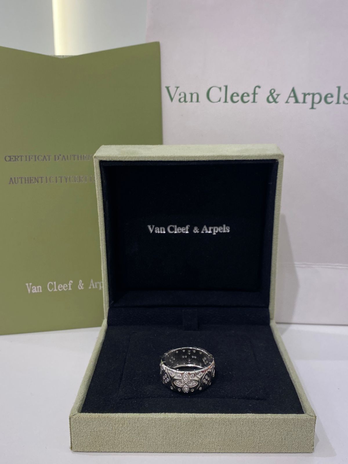 Van Cleef Black Diamond Band