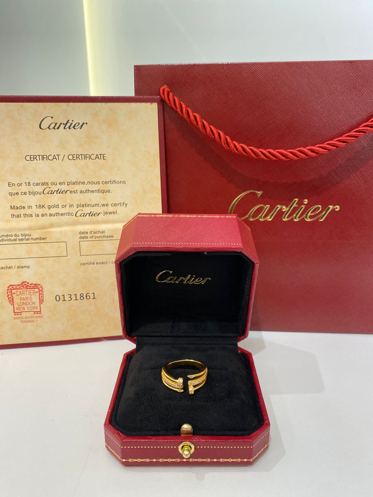 Cartier Gold Ring