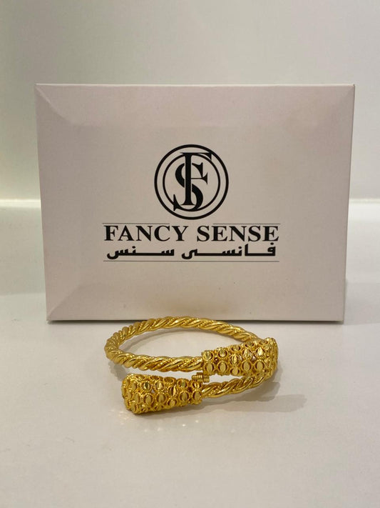 Rope Design Gold Bracelet