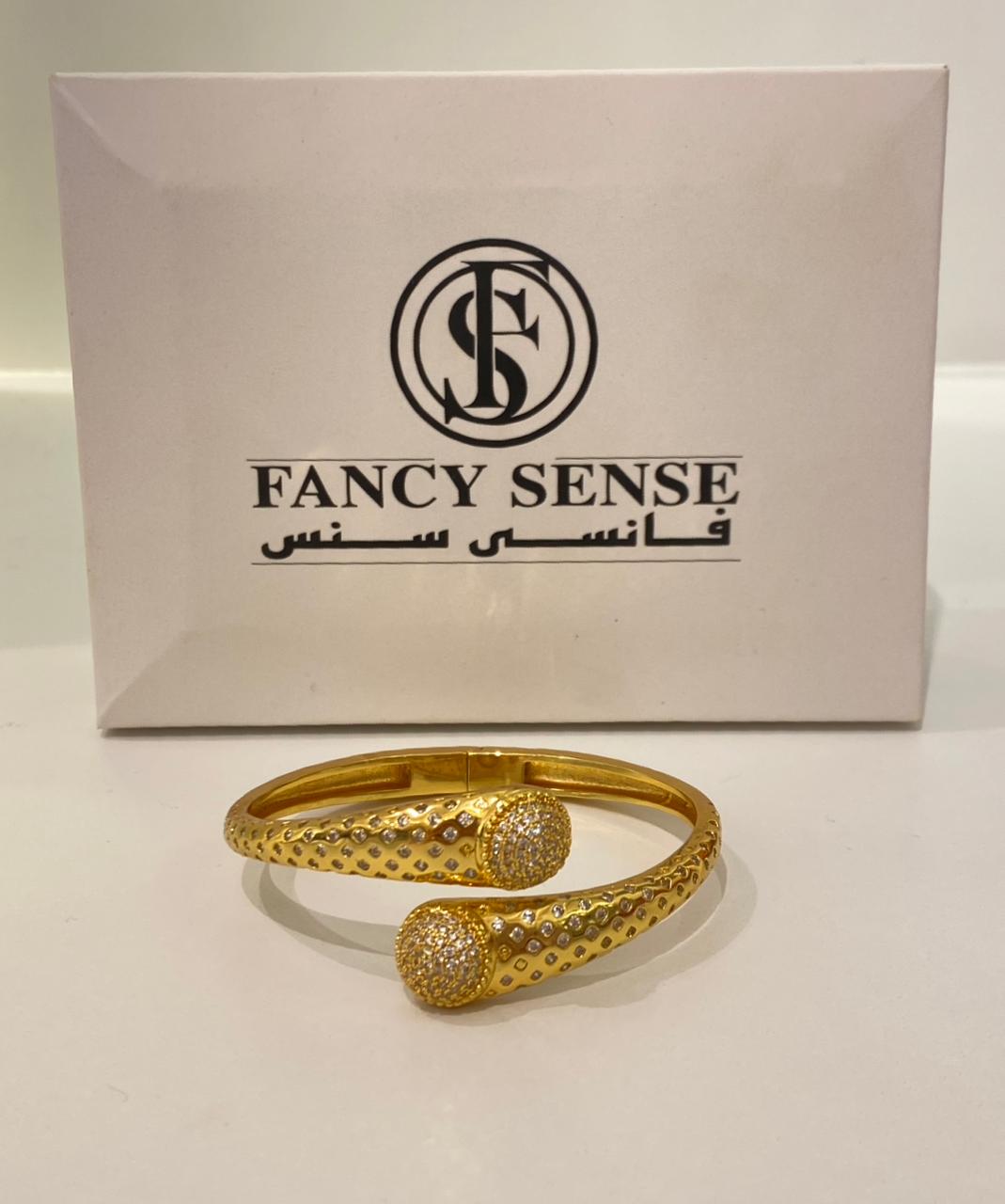 Twin Sphere Gold Bracelet