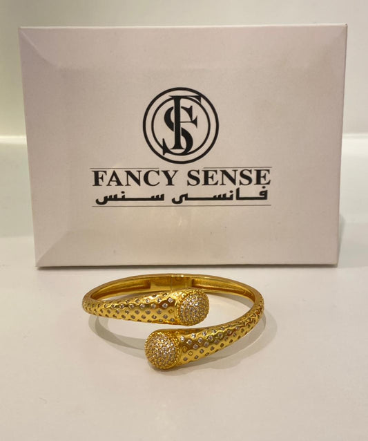 Twin Sphere Gold Bracelet