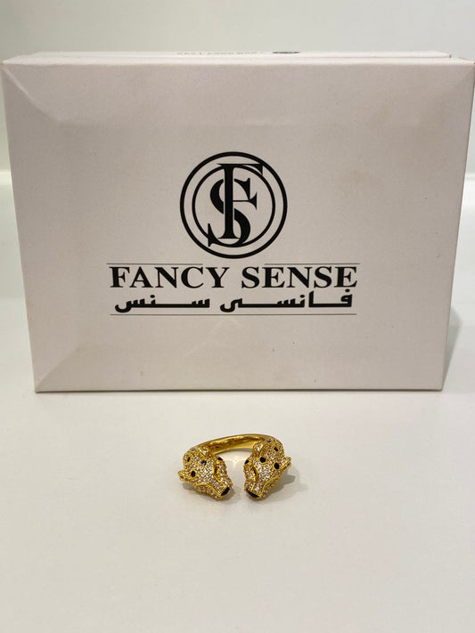 Twin Panther Ring