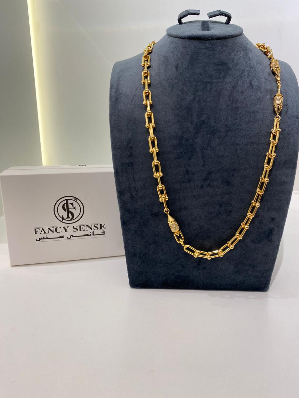 Tiffany Chain Link Gold Necklace