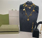 Van Cleef & Arpels Inspired Clover Charm Layered Jewelry Set
