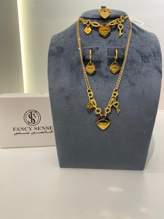 Tiffany Charm Pendant Set