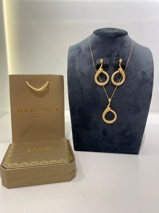 Bvlgari Loop Design Jewelry Set