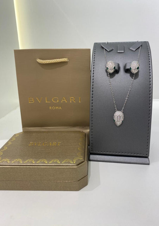 Bvlgari Silver Panther Set