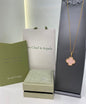 Van Cleef Pink Clover Pendant
