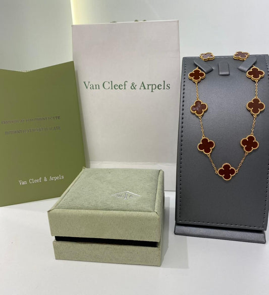 Van Cleef Red Clover Set